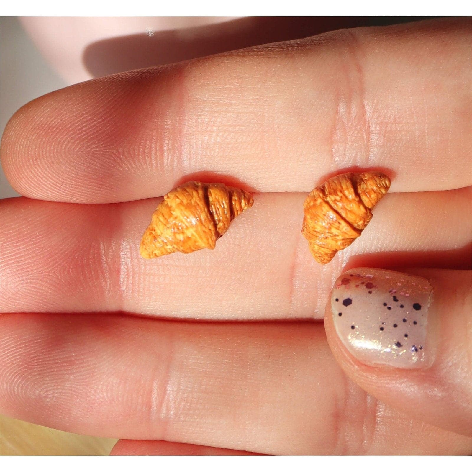 Croissant Stud Earrings