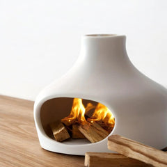 Handmade Ceramic Palo Santo Burner – Modern Minimalist Incense Holder , Unique Aromatherapy Décor