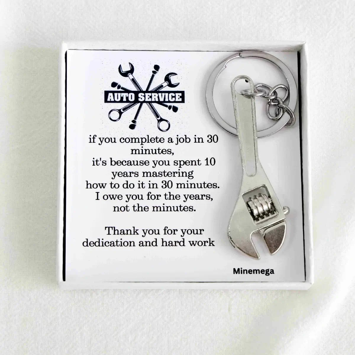 Master Mechanic Appreciation Keychain