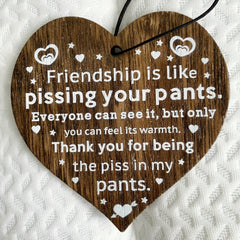 Friendship Wood Keepsake