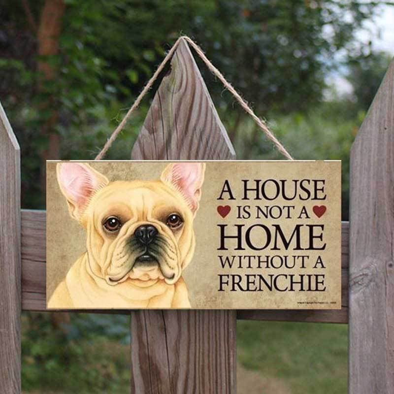 "It's Not a Home Without" Wood Breed Sign For Christmas