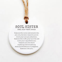 Soul Sister Ornament