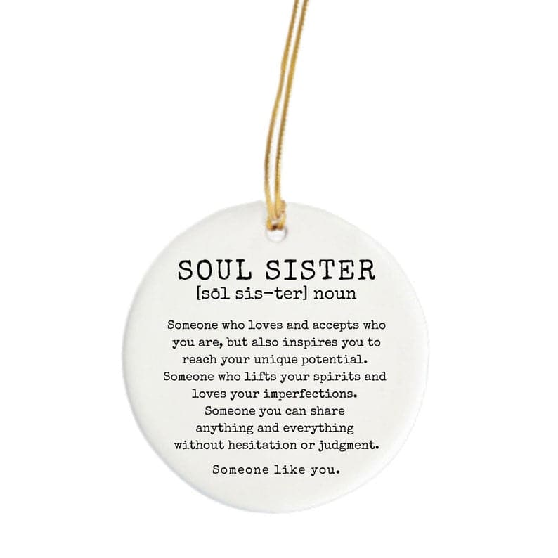 Soul Sister Ornament